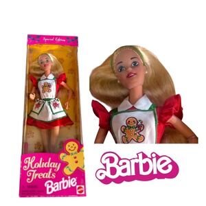 Mattel Holiday Treats Barbie Special Edition Blonde Doll in Box 1996 NRFB